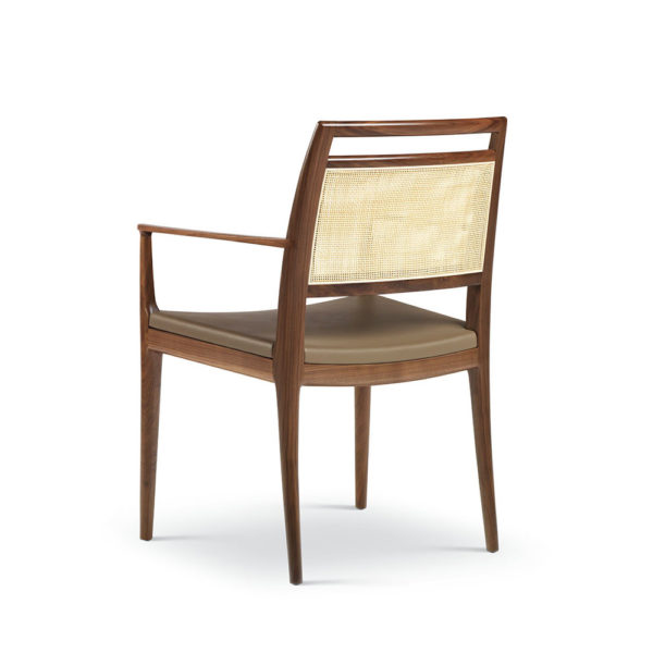 troscan alana arm chair, upholstered chair, dining chair