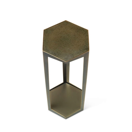 troscan gemma hexagonal drink table