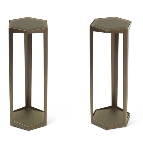 troscan gemma hexagonal drink table