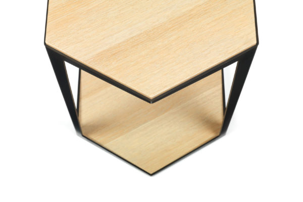 troscan gemma hexagonal side table