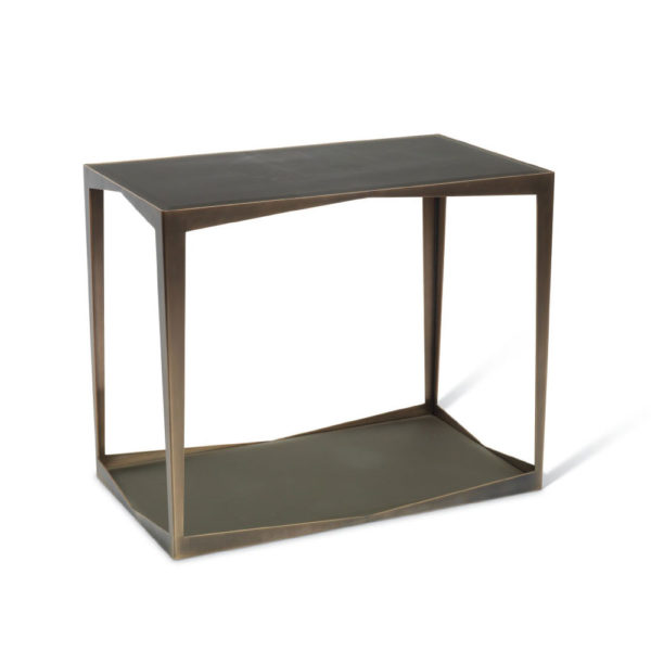 troscan gemma rectangular side table