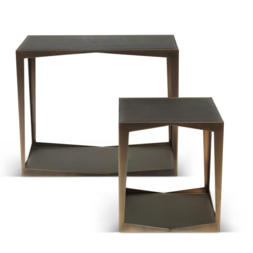 troscan gemma rectangular side table